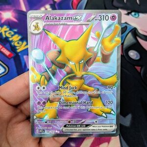 Pokemon 151  Alakazam 188 Full Art Rare Pokemon Card TCG
